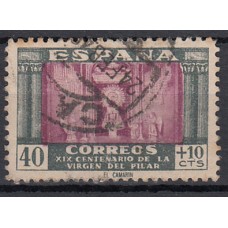 España Estado Español 1946 Edifil 998 usado Pilar