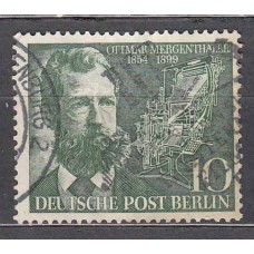 Alemania Berlin Correo 1954 Yvert- 105 usado