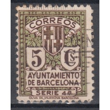 Barcelona Correo 1932 Edifil 12 usado - Escudo