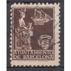 Barcelona Correo 1939 Edifil 23 Usado - Virgen de la Merced