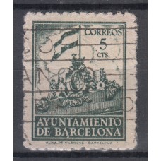 Barcelona Correo 1940 Edifil 26 Usado - Ayuntamiento