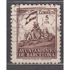 Barcelona Correo 1940 Edifil 27 Usado - Ayuntamiento