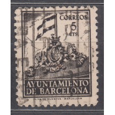 Barcelona Correo 1940 Edifil 28 Usado - Ayuntamiento