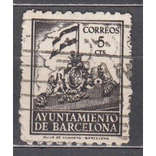 Barcelona Correo 1940 Edifil 28 Usado - Ayuntamiento