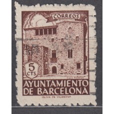 Barcelona Correo 1943 Edifil 42 Usado - Casa Padellas