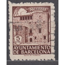 Barcelona Correo 1943 Edifil 42 Usado - Casa Padellas