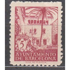 Barcelona Correo 1945 Edifil 68 ** Mnh Arcediano