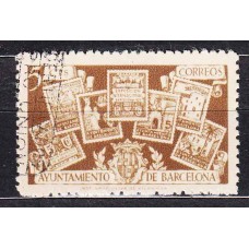 Barcelona Correo 1945 Edifil 69 Usado