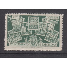 Barcelona Correo 1945 Edifil 71 ** Mnh