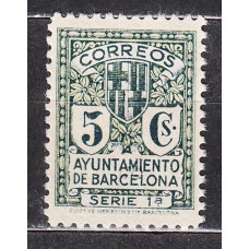 Barcelona Variedades 1932 Edifil 9na numeración sin letra de serie ** Mnh