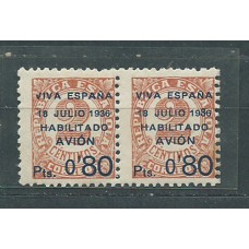 Canarias Correo 1936 Edifil 2 (*) Mng Pareja