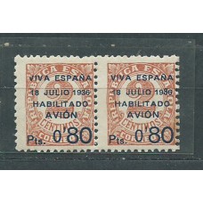 Canarias Correo 1936 Edifil 2 (*) Mng Pareja