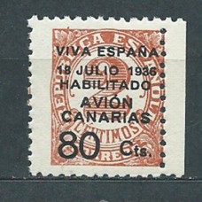 Canarias Correo 1936 Edifil 5 ** Mnh