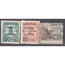 Canarias Correo 1937 Edifil 11/3 ** Mnh