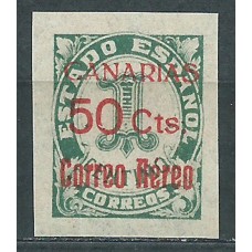 Canarias Correo 1938 Edifil 37 ** Mnh