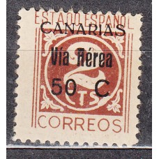 Canarias Correo 1938 Edifil 44 * Mh