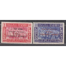 Canarias Correo 1938 Edifil 56/7 * Mh
