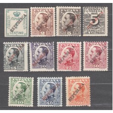 Locales Repúblicanos Barcelona 1931 Edifil 18/28 * Mh