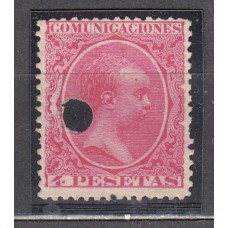 España Taladrados 1889 Edifil 227