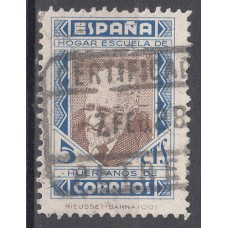 España Beneficencia 1937 Edifil 12 Usado