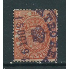 España Fiscales Postales 1882 Edifil 14 usado