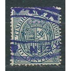 España Fiscales Postales 1882 Edifil 18 usado