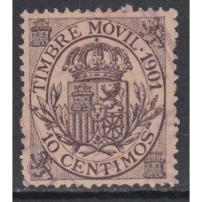 España Fiscales Postales 1882 Edifil 21 usado