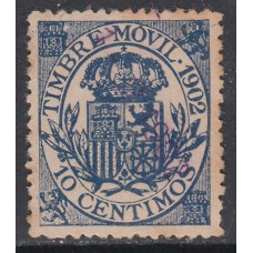 España Fiscales Postales 1882 Edifil 22 usado