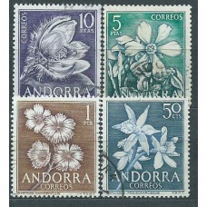 Andorra Española  Correo 1966 Edifil 68/71 usado