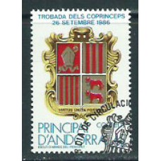 Andorra Española  Correo 1987 Edifil 195 usado