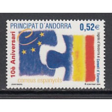 Andorra Española Correo 2004 Edifil 322 ** Mnh