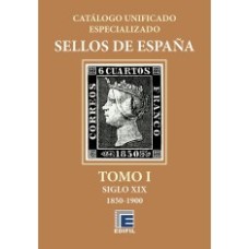 Edifil - Catálogo España Especializado Tomo I. Años 1850-1900 Edición 2020