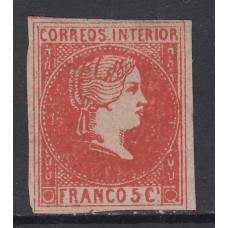Filipinas Correo 1861 Edifil 9 (*) Mng
