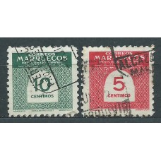 Marruecos Correo 1953 Edifil 382/3 usado