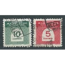 Marruecos Correo 1953 Edifil 382/3 usado