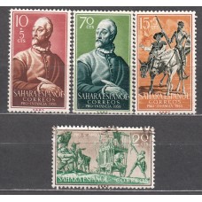 Sahara Correo 1958 Edifil 149/52 usado
