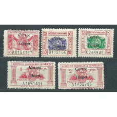 Tanger Correo 1938 Edifil 142/6 ** Mnh