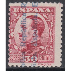 España Sueltos 1931 Edifil 599 ** Mnh  Alfonso XIII  Normal