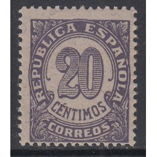 España Variedades 1938 Edifil 748G ** Mnh  Papel gris