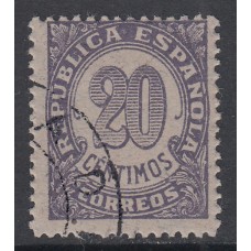 España Variedades 1938 Edifil 748G usado  Papel gris