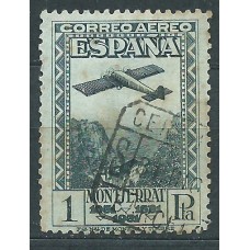 España Sueltos 1931 Edifil 654 usado - Montserrat aereo
