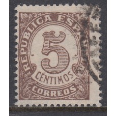 España Sueltos 1938 Edifil 745 Cifras usado