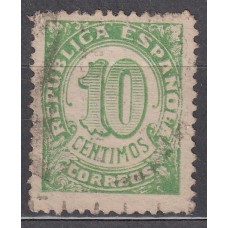 España Sueltos 1938 Edifil 746 Cifras usado