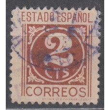 España Sueltos 1937 Edifil 815 Cid e Isabel usado
