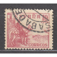 España Sueltos 1937 Edifil 818 Cid e Isabel usado