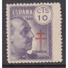 España Sueltos 1940 Edifil 936 Pro tuberculosos ** Mnh