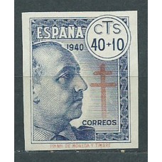 España Sueltos 1940 Edifil 938s Pro tuberculosos ** Mnh