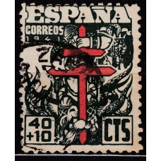 España Sueltos 1941 Edifil 950 usado Pro tuberculosos