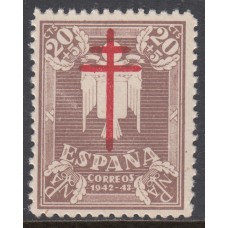 España Sueltos 1942 Edifil 958 Pro tuberculosos ** Mnh