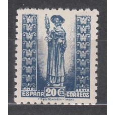 España Sueltos 1943 Edifil 961 Año Santo Compostelano ** Mnh